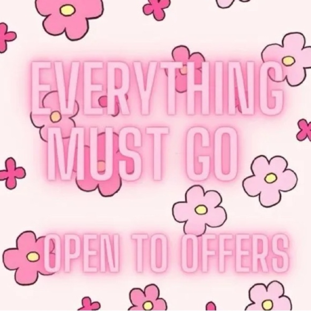 CLOSET CLEAR OUT SALE, ALL CLOTHES MUST GO